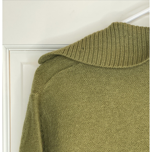 Vintage Studio Works Women's 100% Wool Cardigan Sweater Sz M Retro Lagenlook - Picture 11 of 12